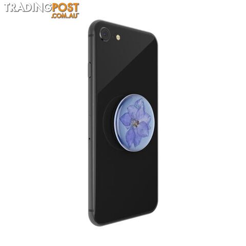 PopGrip Premium (Gen2) Pressed Flower Larkspur Purple - PopSockets - 842978144900