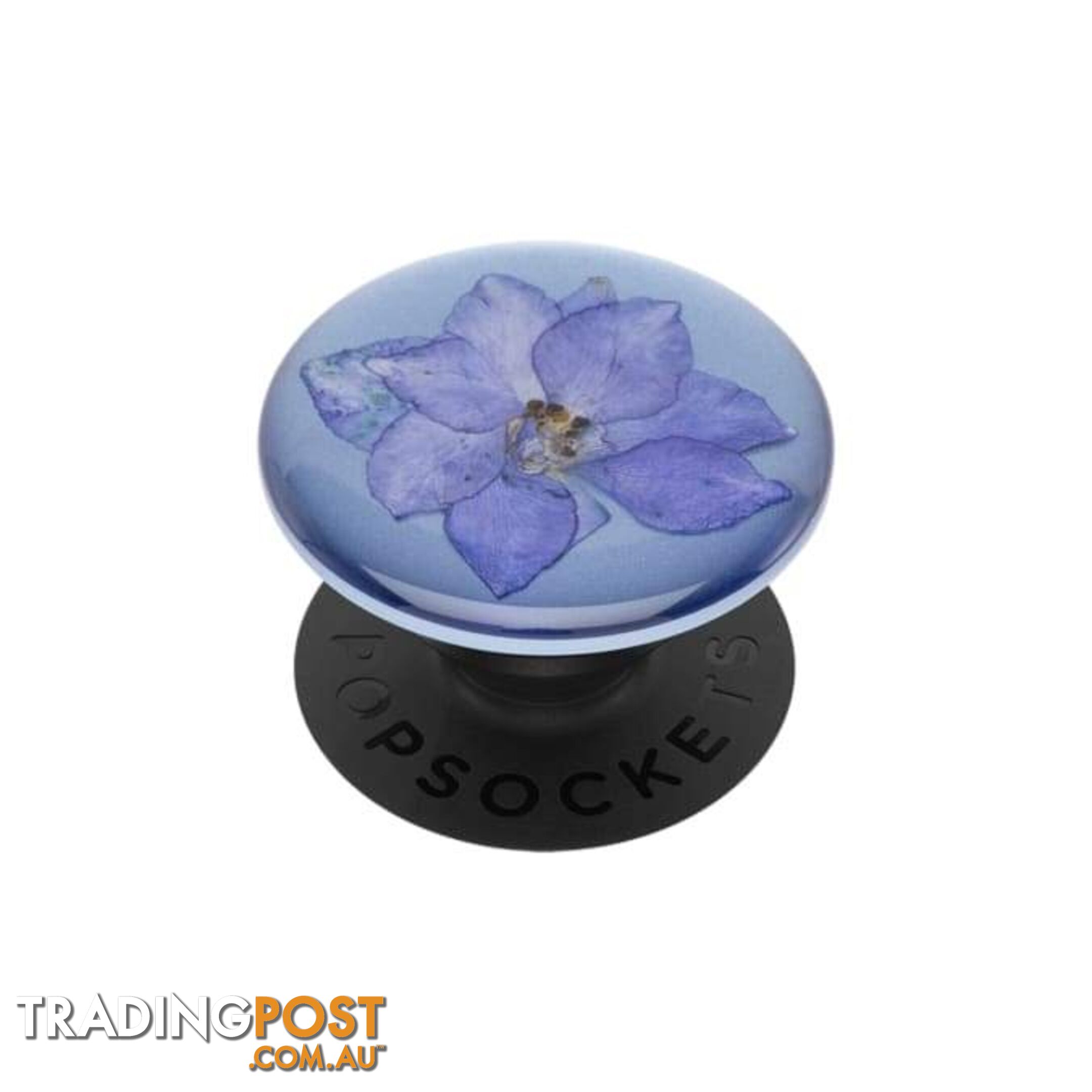 PopGrip Premium (Gen2) Pressed Flower Larkspur Purple - PopSockets - 842978144900