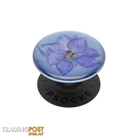 PopGrip Premium (Gen2) Pressed Flower Larkspur Purple - PopSockets - 842978144900