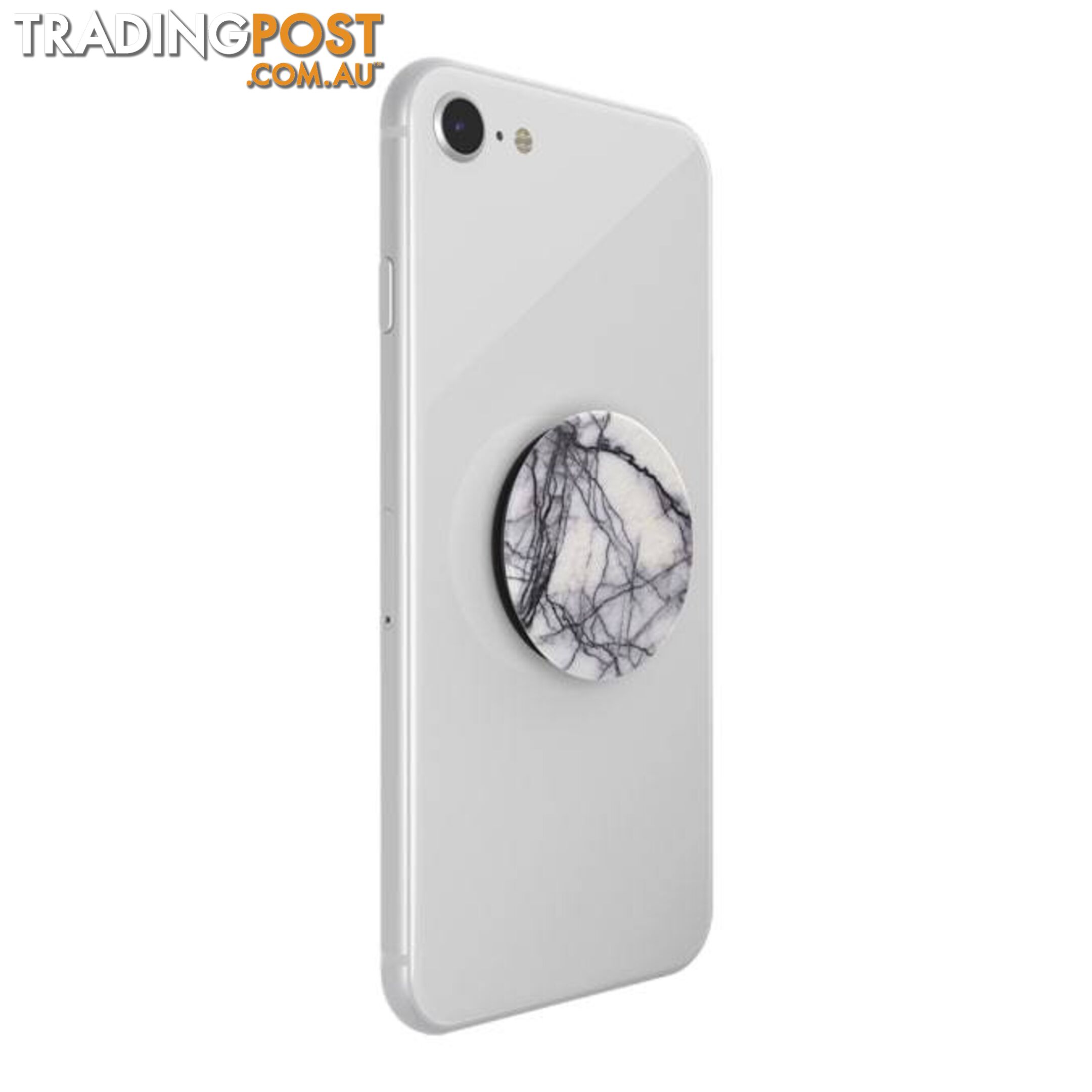 PopGrip (Gen 1) White Marble - PopSockets - 815373021374