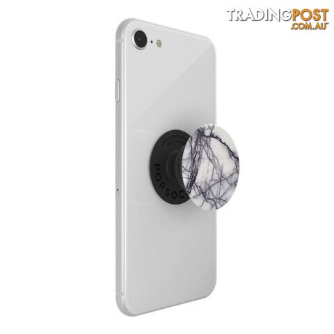 PopGrip (Gen 1) White Marble - PopSockets - 815373021374