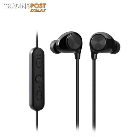 Cleanskin Sports Bluetooth Earphones Black - Cleanskin - 9319655067339