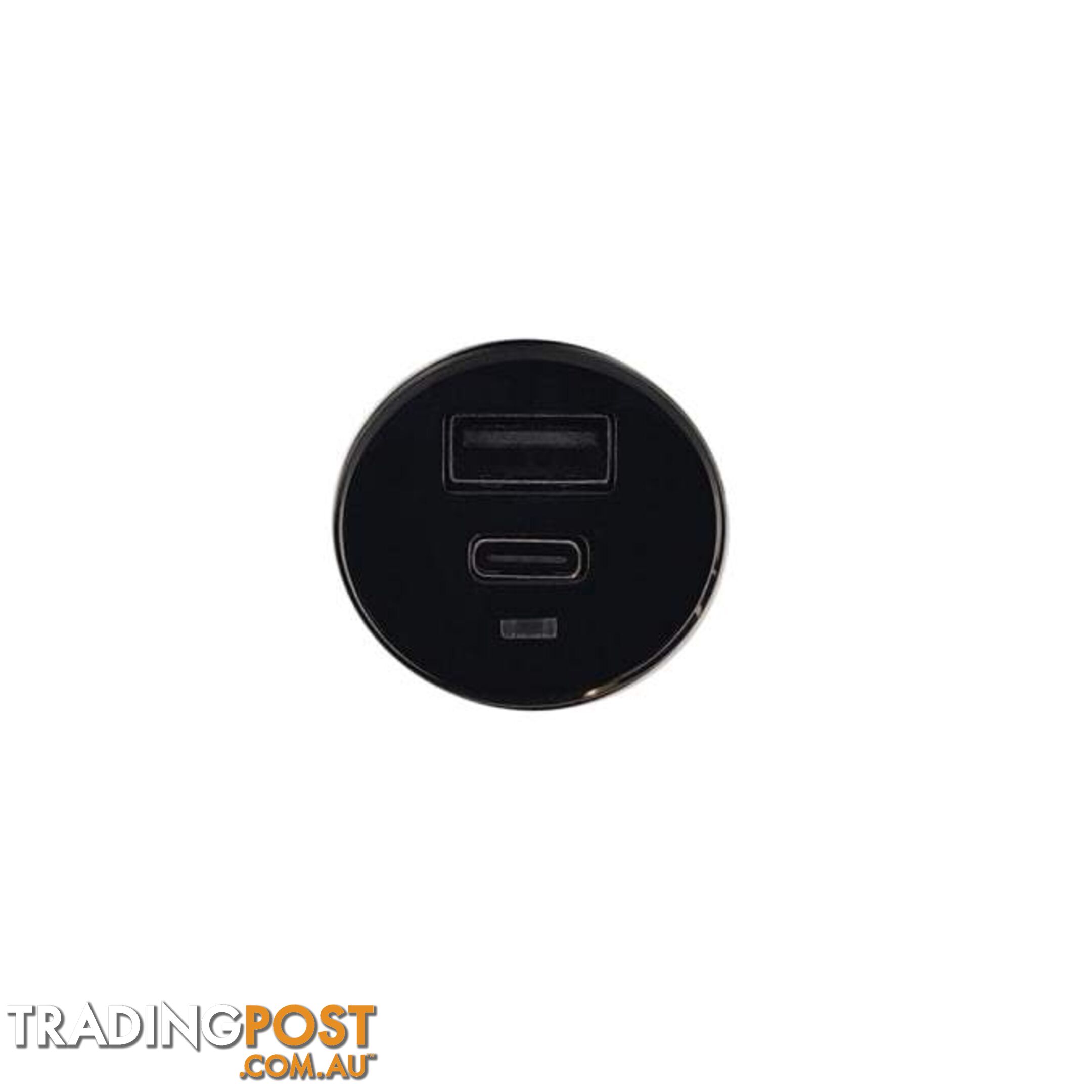 Cleanskin 27W Dual Car Charger and Qualcomm Quick Charge 3.0 USB Port Black - Cleanskin - 9319655067469