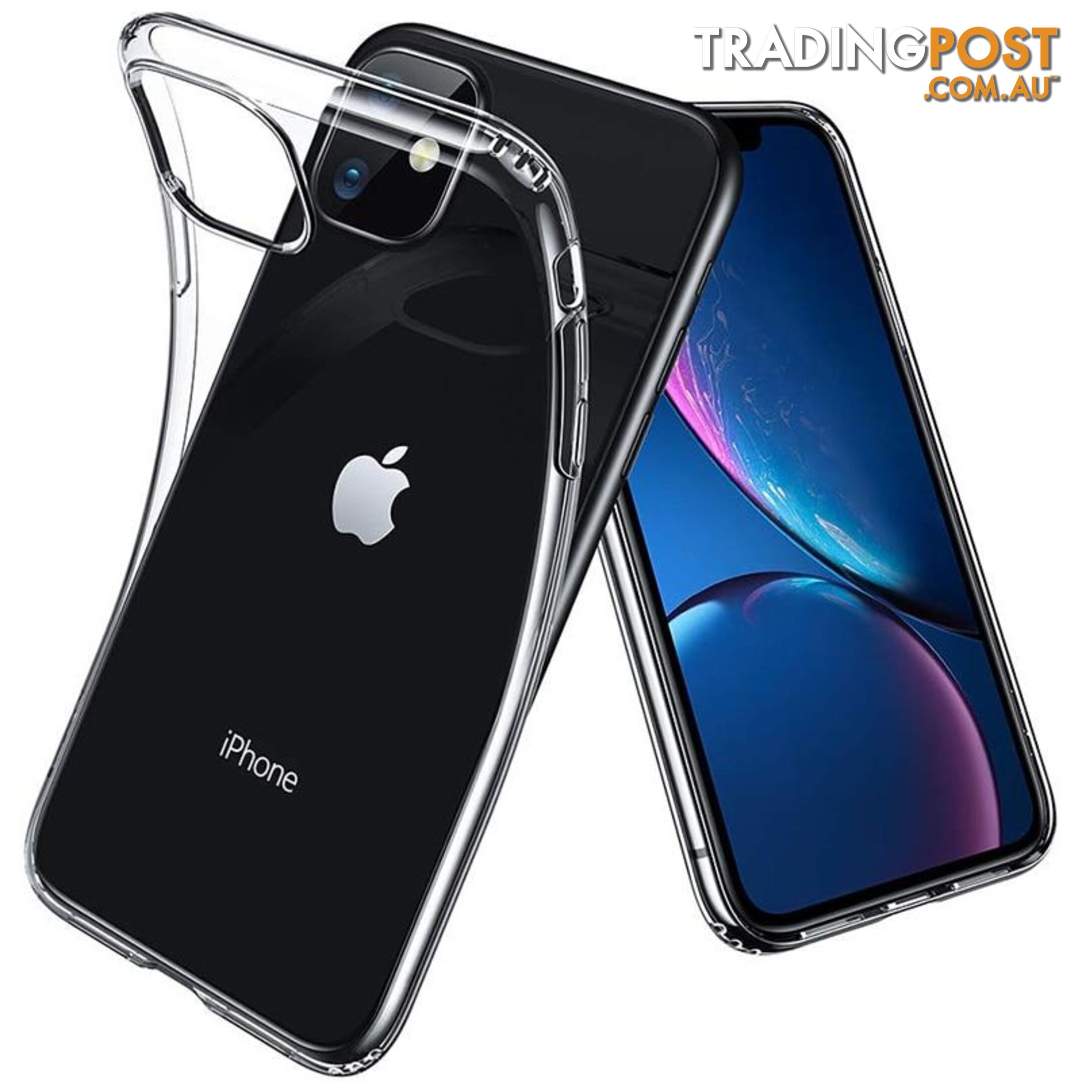 Soft Silicone Rubber Case - Clear for iPhone 11 Pro Max - OZ