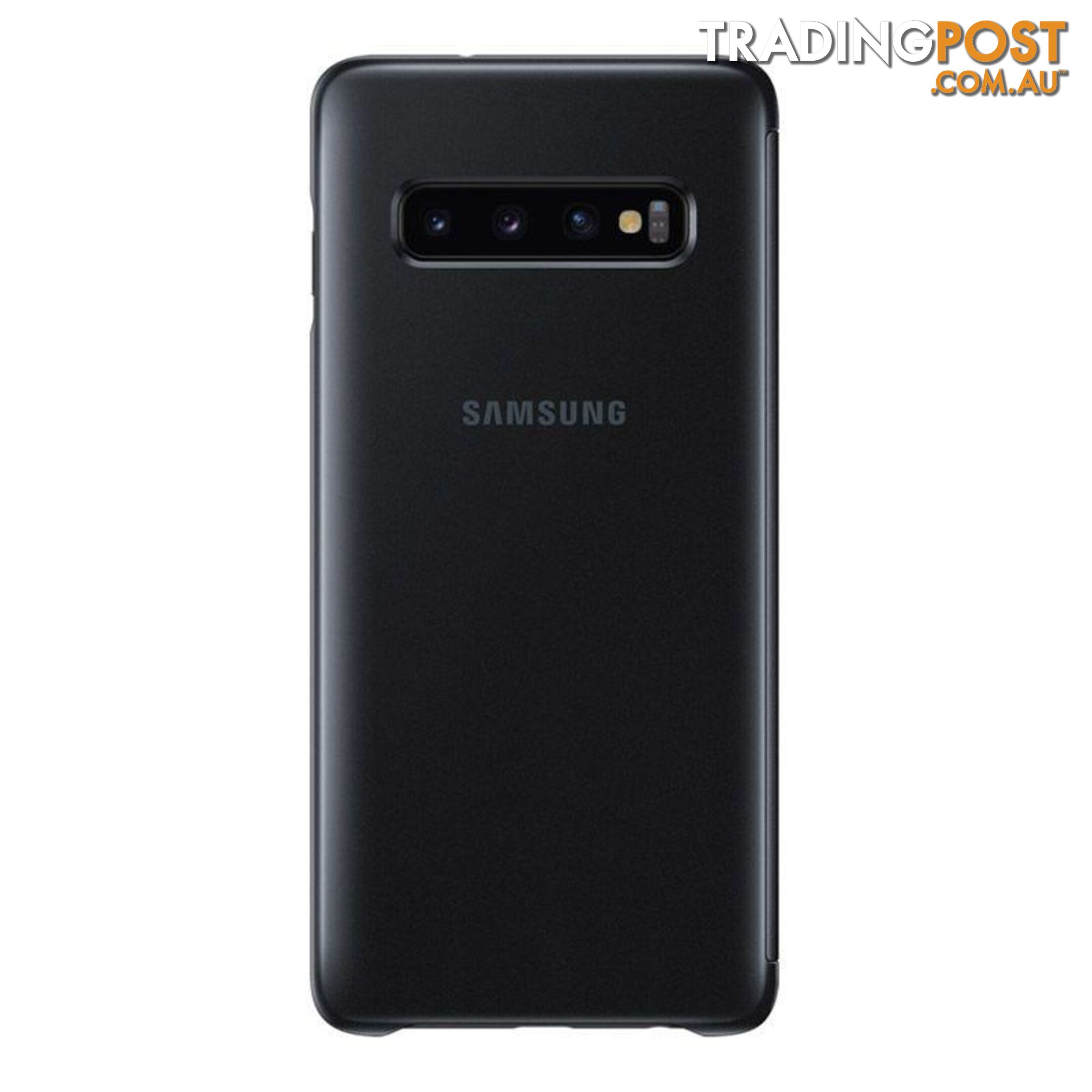 Samsung Clear View Cover For Samsung Galaxy S10 - Samsung - Black - 8801643651336