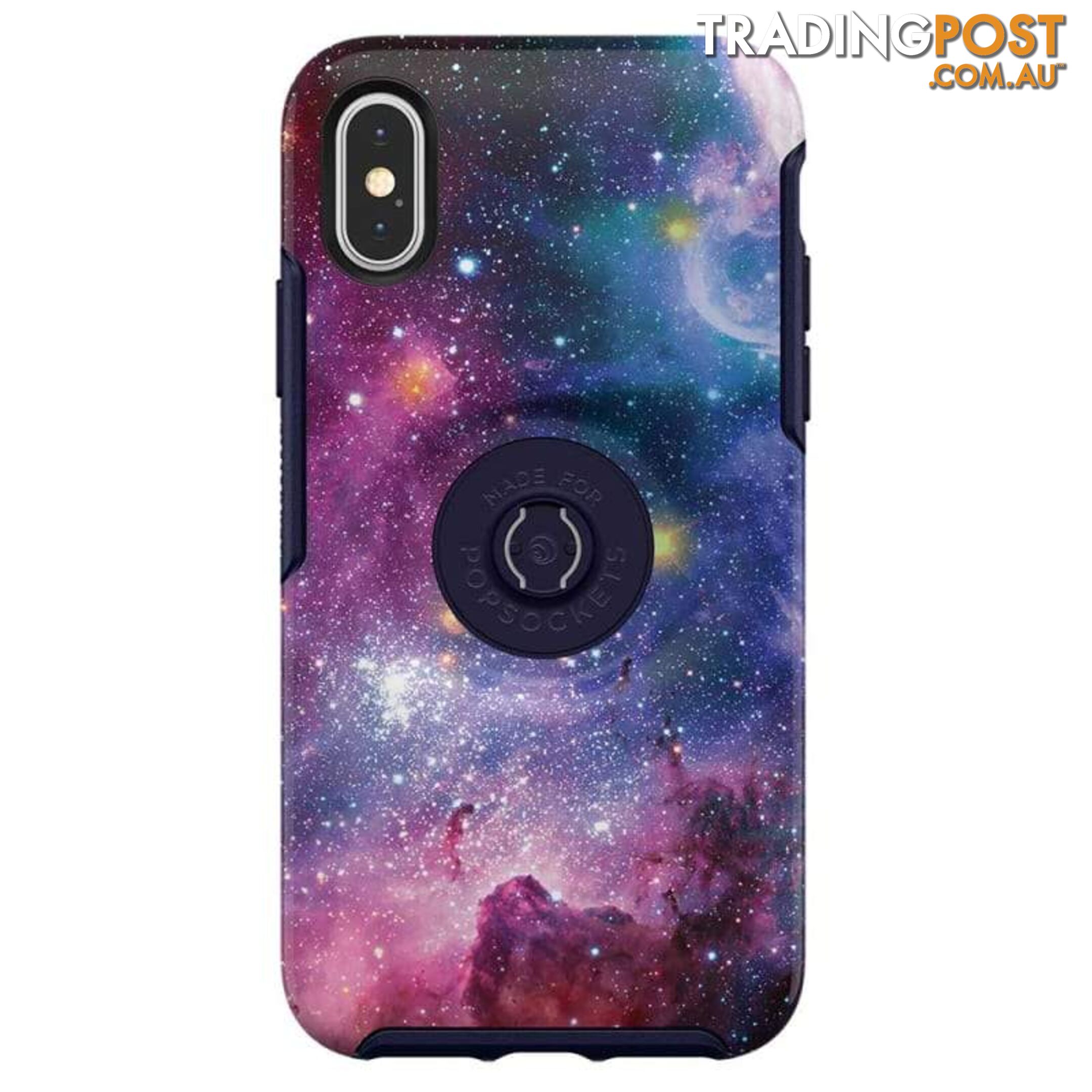 OtterBox Otter + Pop Symmetry Case For iPhone X/Xs - OtterBox - Black - 660543495888