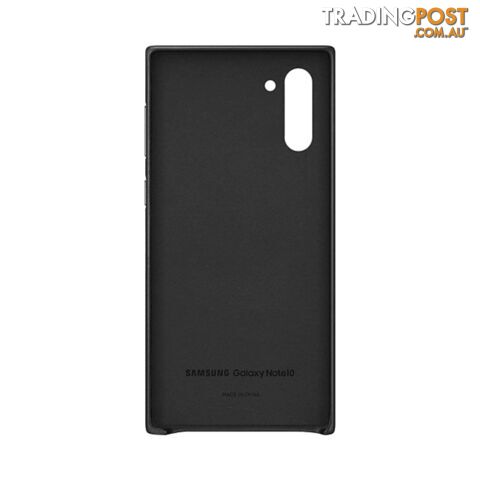 Samsung Leather Cover For Samsung Galaxy Note 10+ - Samsung - Black - 8806090027666