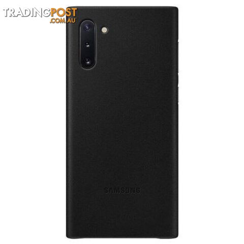 Samsung Leather Cover For Samsung Galaxy Note 10+ - Samsung - Black - 8806090027666