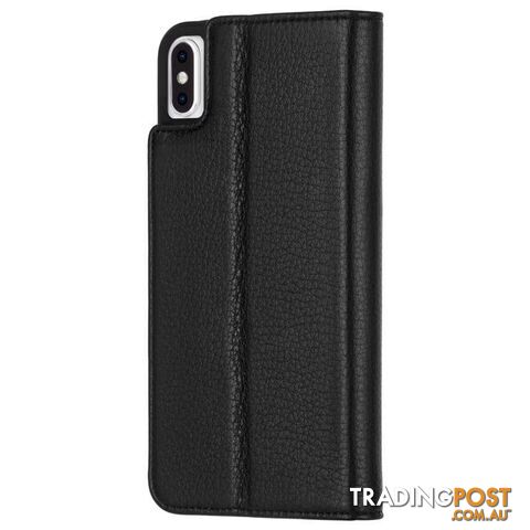 Case-Mate Wallet Folio Minimalist Case For iPhone Xs Max - Case-Mate - Black - 846127180337