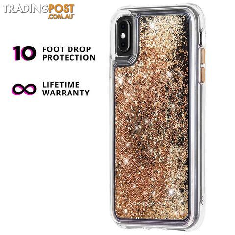 Case-Mate Waterfall Street Case For iPhone Xs Max - Case-Mate - Gold - 846127180122