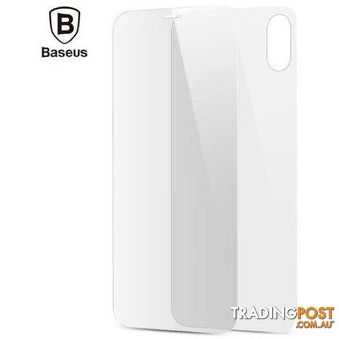 Baseus Glass Film Set Front and Back For iPhone X/Xs - Baseus - Black