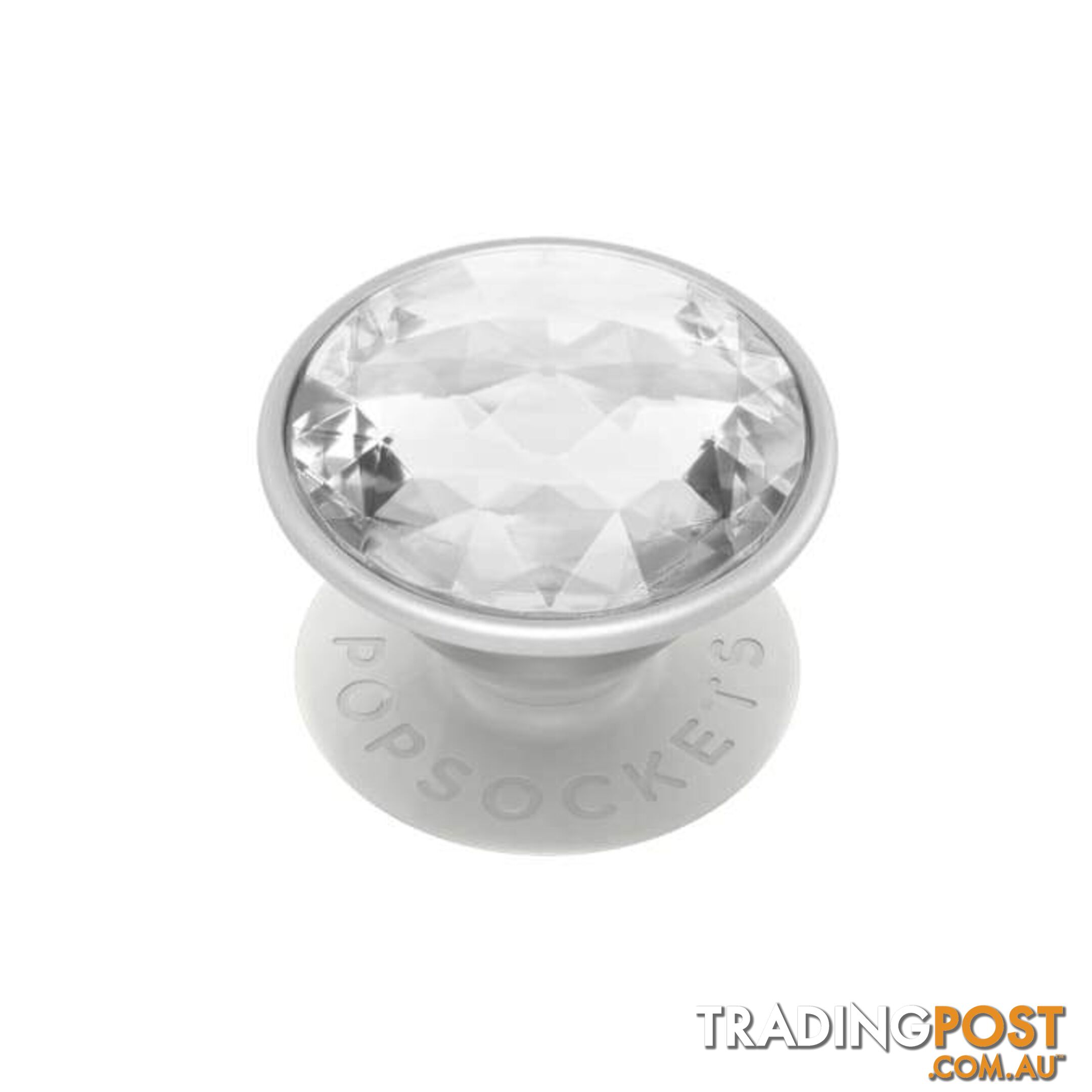 PopTop Premium Swappable Top (Gen 2) Disco Crystal Silver - PopSockets - 842978143774