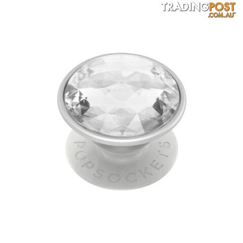 PopTop Premium Swappable Top (Gen 2) Disco Crystal Silver - PopSockets - 842978143774