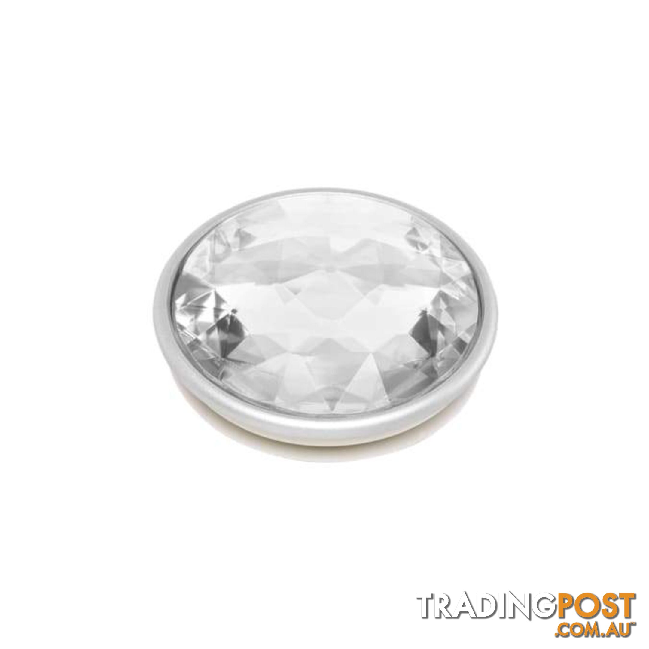 PopTop Premium Swappable Top (Gen 2) Disco Crystal Silver - PopSockets - 842978143774