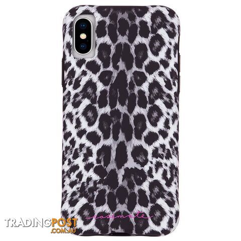 Case-Mate Wallpaper Street Case For iPhone X/XS - Case-Mate - Gray Leopard - 846127181761