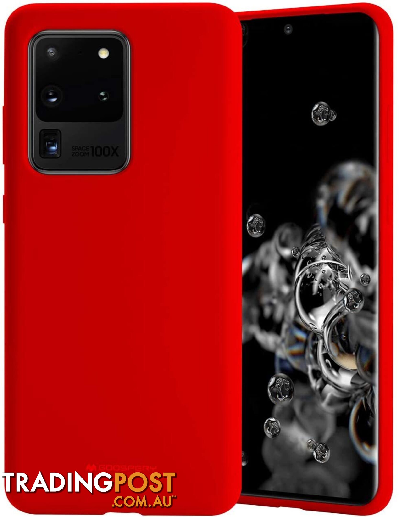 Goospery Mercury Soft Feeling Jelly Case for Samsung Galaxy S20 Ultra - Goospery - Red