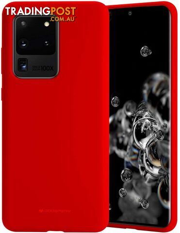 Goospery Mercury Soft Feeling Jelly Case for Samsung Galaxy S20 Ultra - Goospery - Red