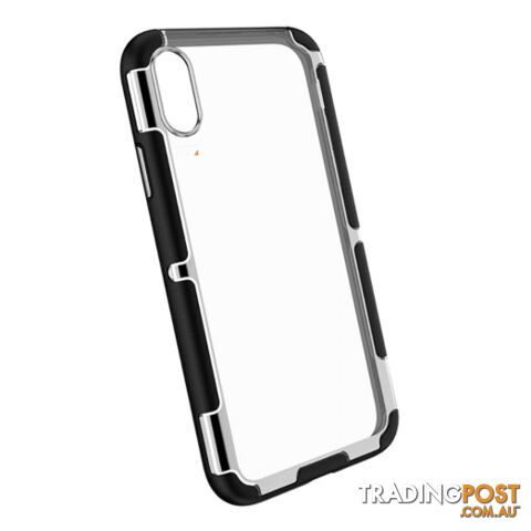 EFM Cayman D3O Case Armour For iPhone Xs Max - Silver Trim - EFM - 9319655065496