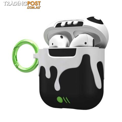 Case-Mate CreaturePod Case for Air Pods with Neck Strap - Ozzy Dramatic Case (White/Black) - Case-Mate - 846127187046