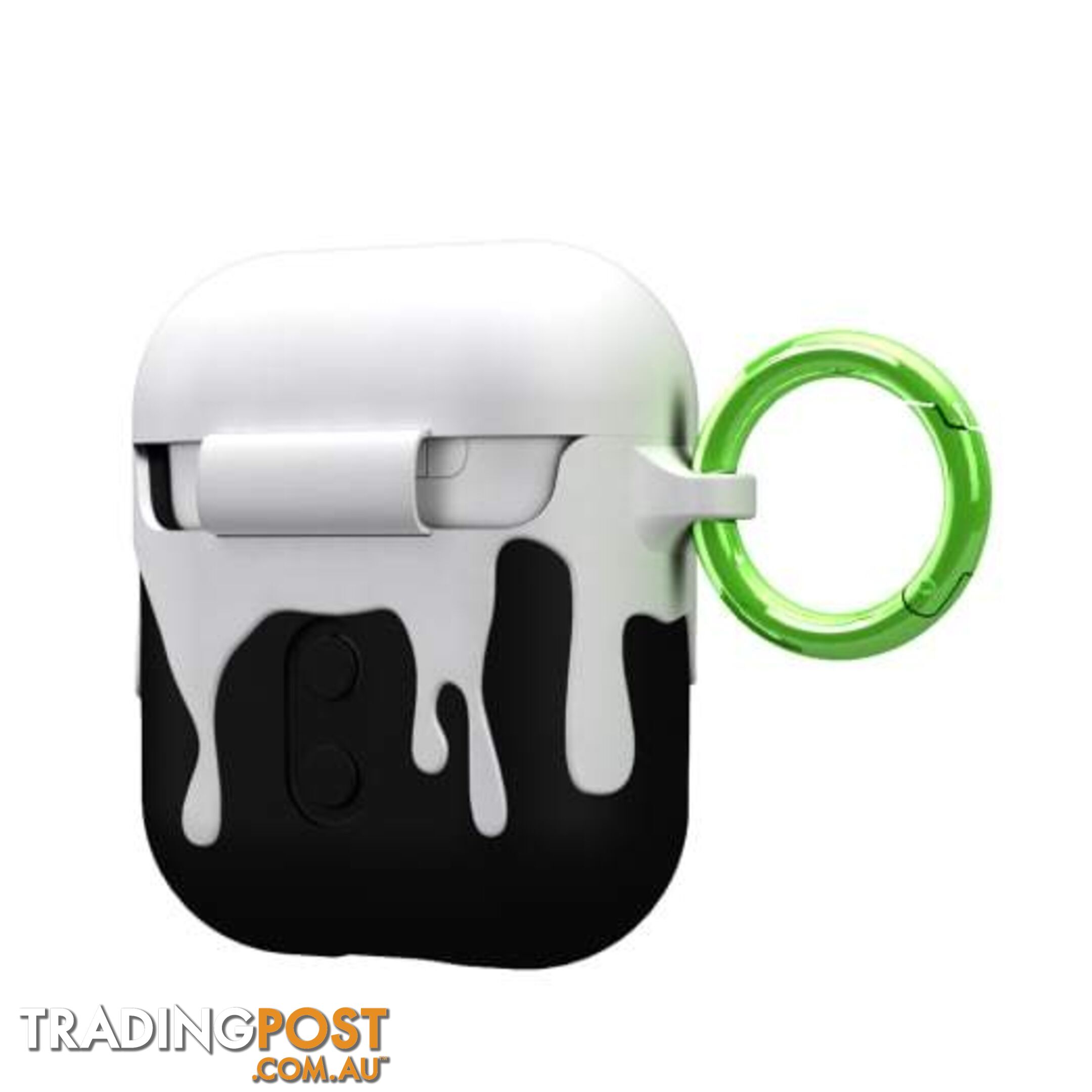 Case-Mate CreaturePod Case for Air Pods with Neck Strap - Ozzy Dramatic Case (White/Black) - Case-Mate - 846127187046