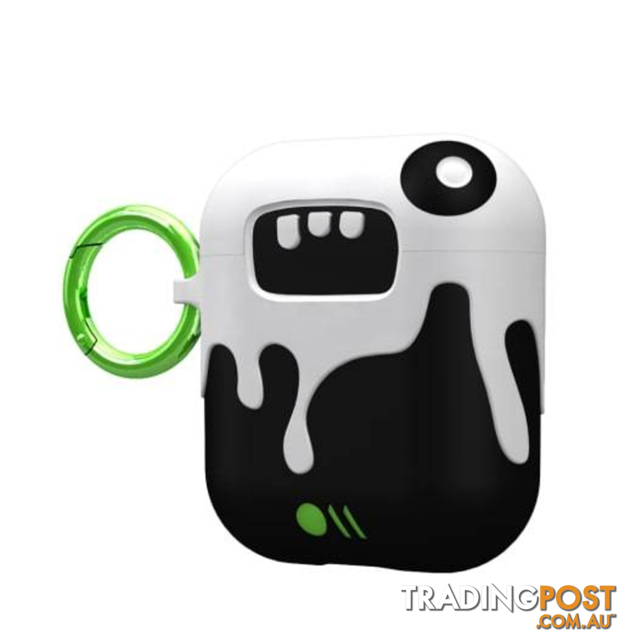 Case-Mate CreaturePod Case for Air Pods with Neck Strap - Ozzy Dramatic Case (White/Black) - Case-Mate - 846127187046