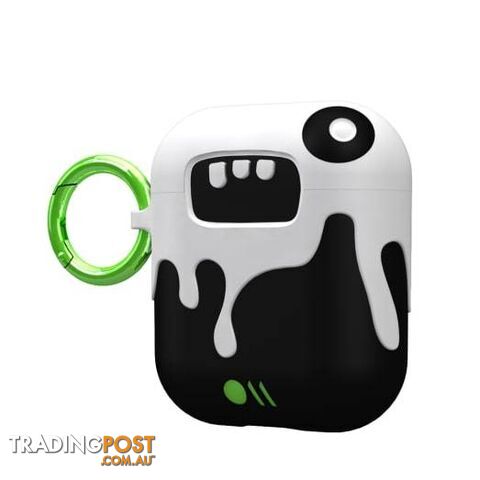 Case-Mate CreaturePod Case for Air Pods with Neck Strap - Ozzy Dramatic Case (White/Black) - Case-Mate - 846127187046