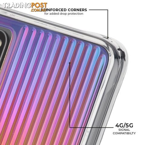 Case-Mate Tough Groove Case For Samsung Galaxy S20 Ultra - Case-Mate - Iridescent - 846127192323