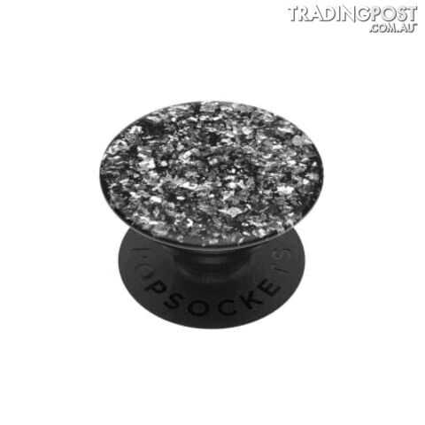 PopTop Premium Swappable Top (Gen 2) Foil Confetti Silver - PopSockets - 842978158242