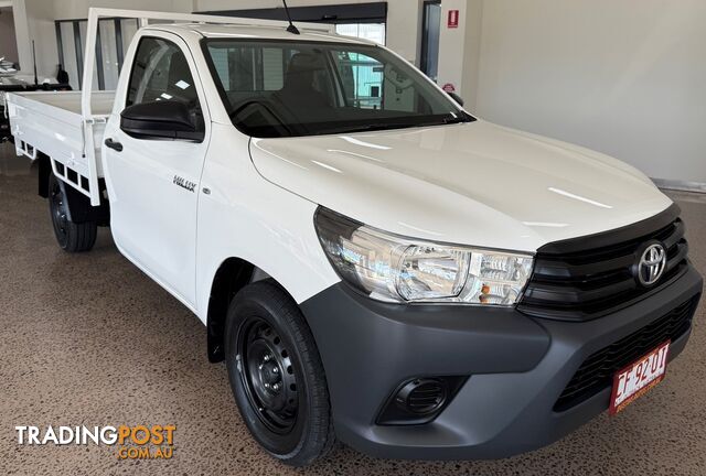 2019 TOYOTA HILUX WORKMATE 4X2 GUN122R CAB CHASSIS