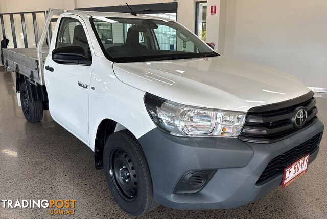 2019 TOYOTA HILUX WORKMATE 4X2 TGN121R CAB CHASSIS