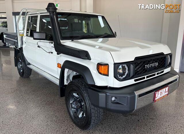 2024 TOYOTA LANDCRUISER GXL DOUBLE CAB VDJL79R CAB CHASSIS