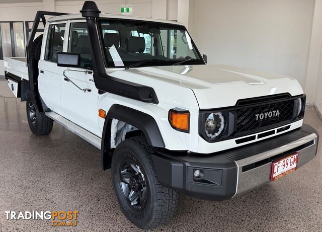 2024 TOYOTA LANDCRUISER GXL DOUBLE CAB VDJL79R CAB CHASSIS