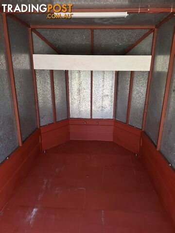 Enclosed trailer.