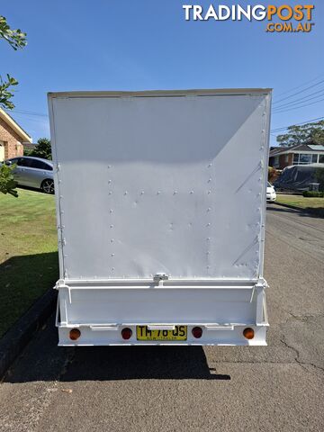 Enclosed trailer.