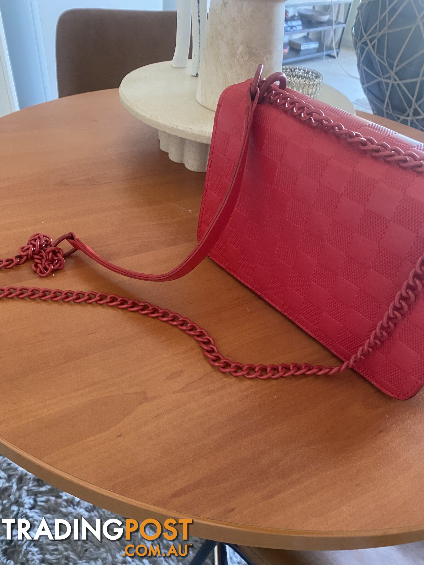 Red LV Bag for Sale