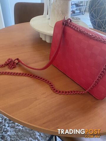 Red LV Bag for Sale