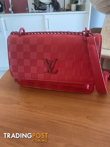 Red LV Bag for Sale