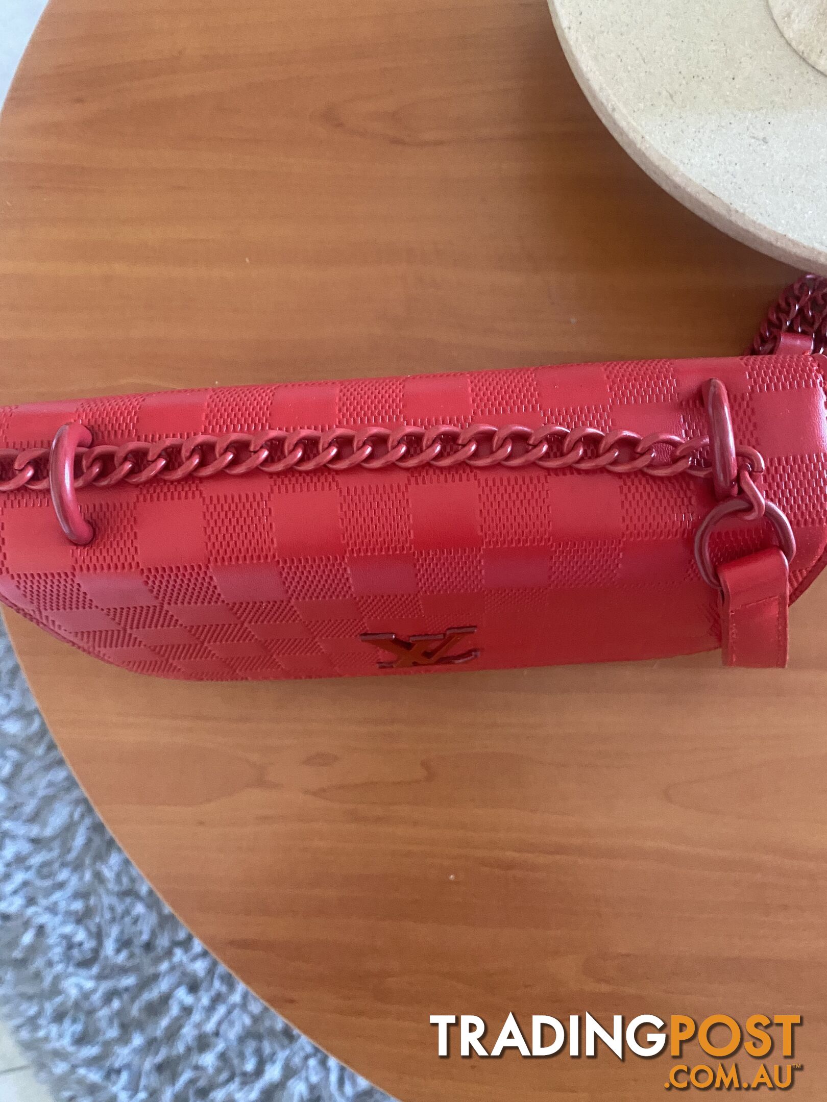 Red LV Bag for Sale