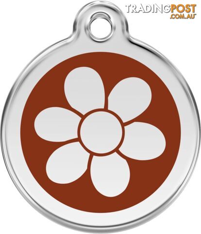 RED DINGO FLOWER BROWN TAG - LIFETIME GUARANTEE -
