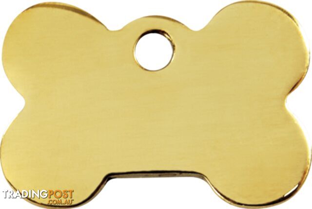 RED DINGO BRASS BONE TAG - LIFETIME GUARANTEE - CA