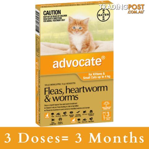 ADVOCATE FOR KITTENS AND SMALL CATS UP TO 4KG (ORA - photo 2 of 6