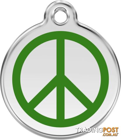 RED DINGO PEACE GREEN TAG - LIFETIME GUARANTEE - C