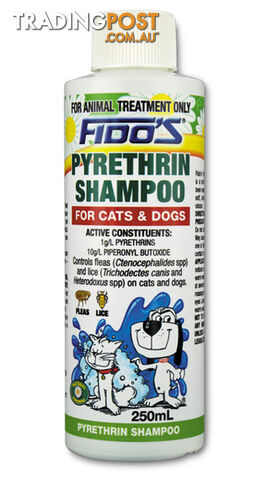 FIDO'S FRE-ITCH PYRETHRIN SHAMPOO FOR DOGS &AM