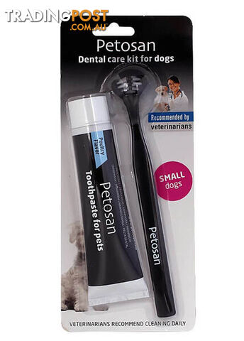 PETOSAN DENTAL KIT (1 X DOUBLE HEADED TOOTHBRUSH +