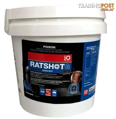IO RATSHOT GRAIN BAIT DIFENACOUM