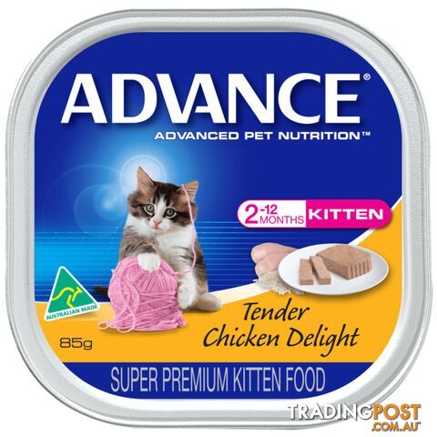 ADVANCE KITTEN WET FOOD TENDER CHICKEN DELIGHT 7 X
