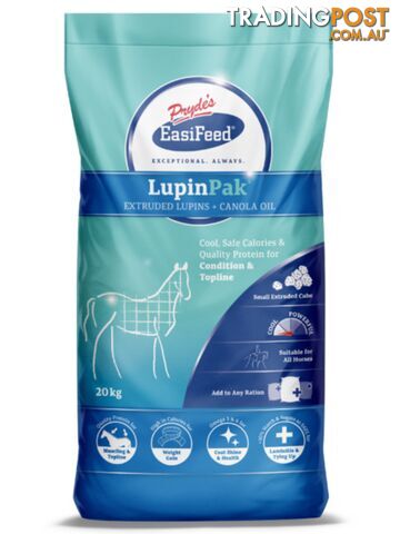 PRYDES LUPINPAK EXTRUDED LUPINS + CANOLA OIL HORSE
