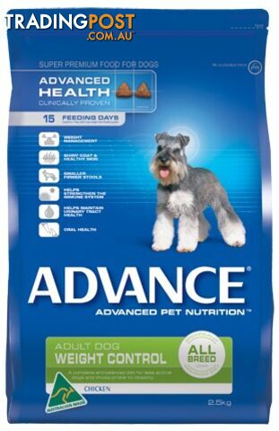 ADVANCE ADULT DOG WEIGHT CONTROL ALL BREED WITH CH