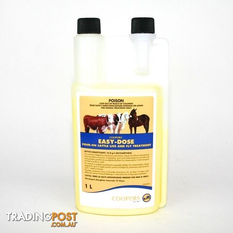 COOPERS EASY DOSE - POUR ON CATTLE LICE & FLY - photo 2 of 2