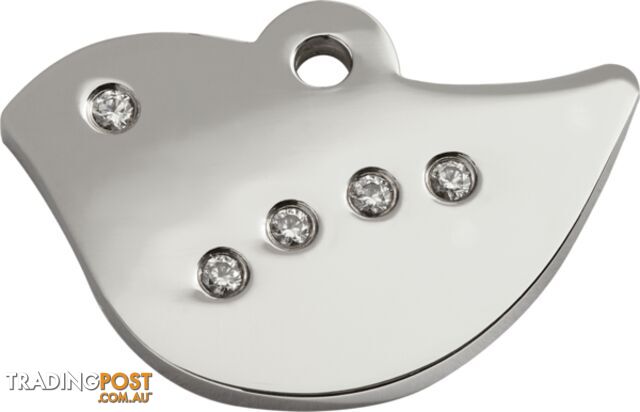 RED DINGO DIAMANTE BIRD TAG - LIFETIME GUARANTEE -